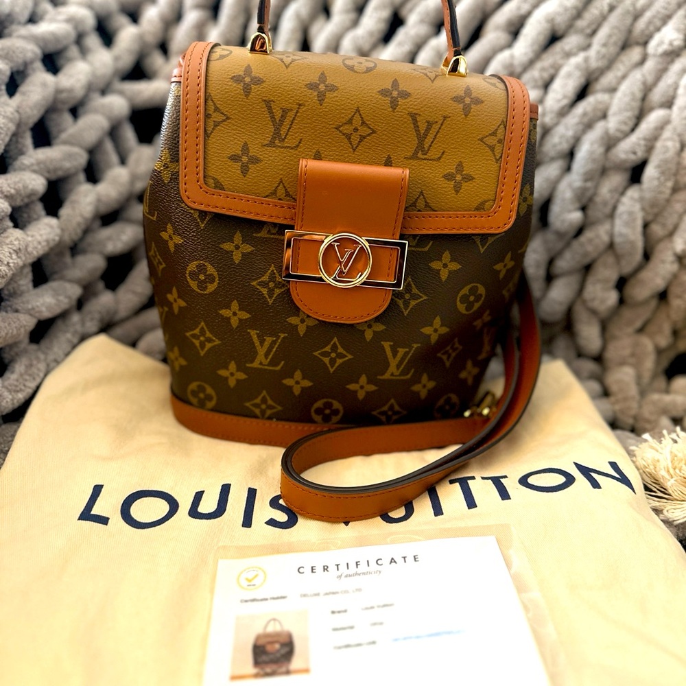 LV Dauphine Reverse Monogram Backpack - Picture 8 of 16
